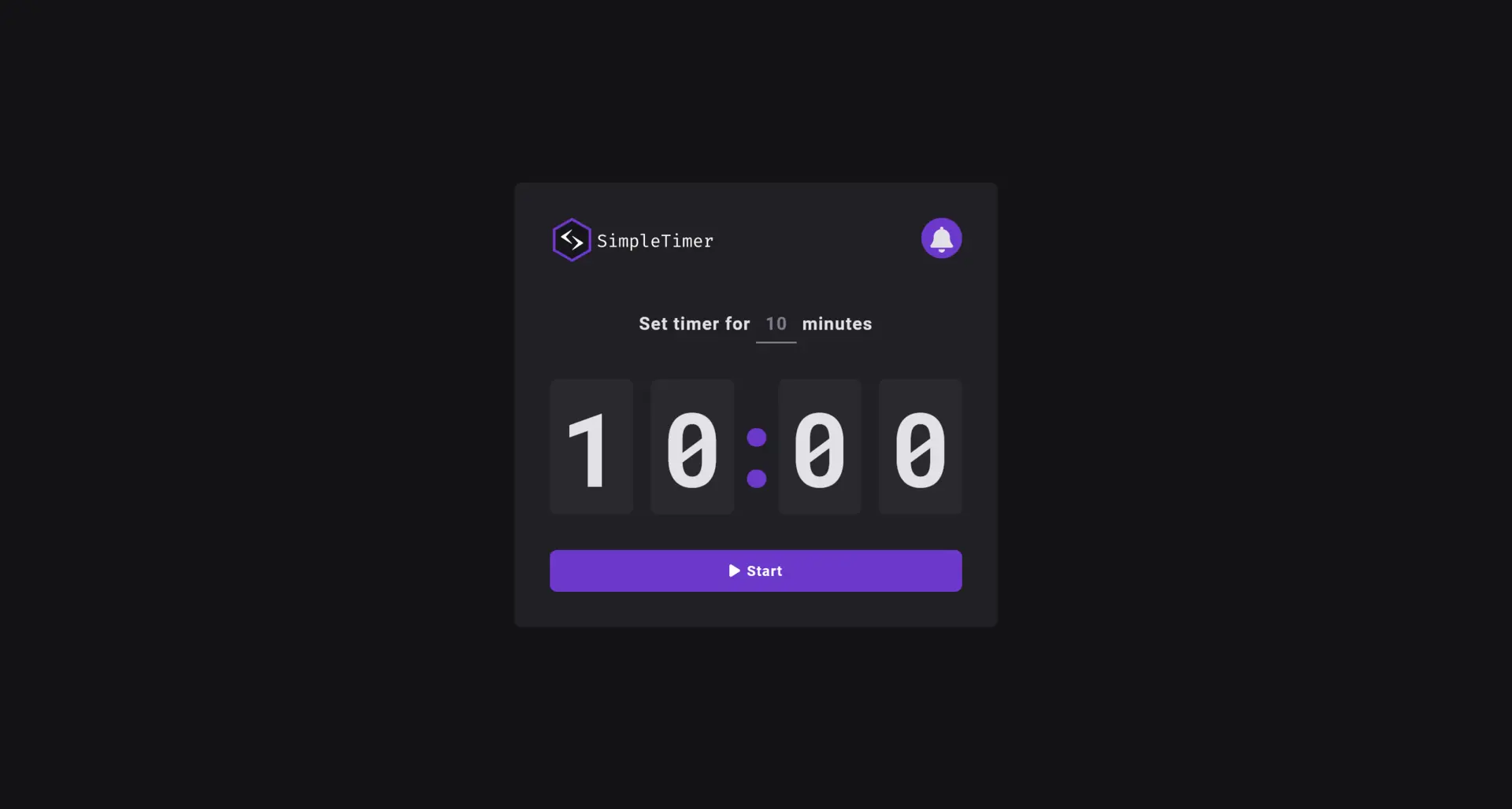Screenshot of Simple Timer